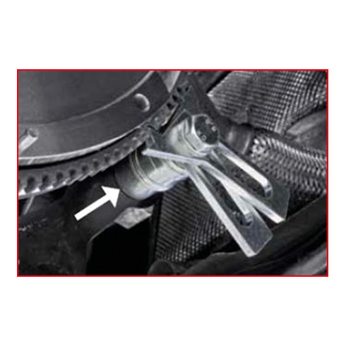 KS Tools zwenkwiel vergrendeling gereedschap set variabel, 6 stuks