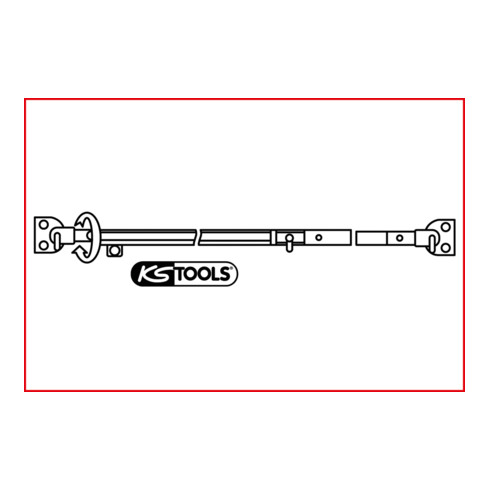 KS Toolssklem voor richtwerk, 1000-1200 mm