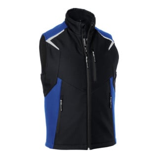 Kübler Veste softshell BODYFORCE noire/bleu cobalt Form 7125