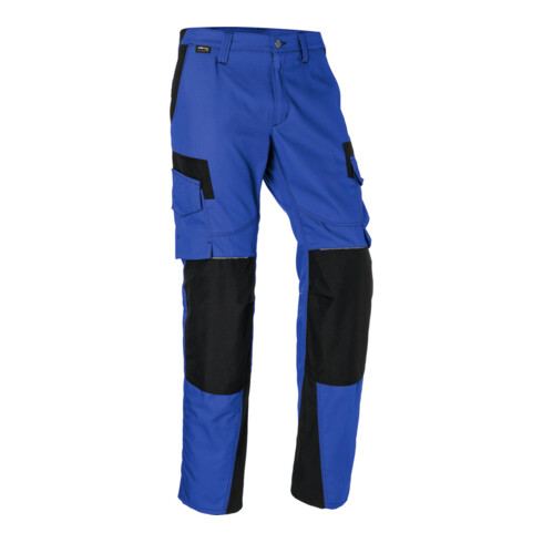 KÜBLER Pantalon dame InnovatiQ, bleu / noir, Taille de confection DE : 38