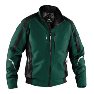 Gilet pare-pluie Kübler 1367 vert mousse/noir