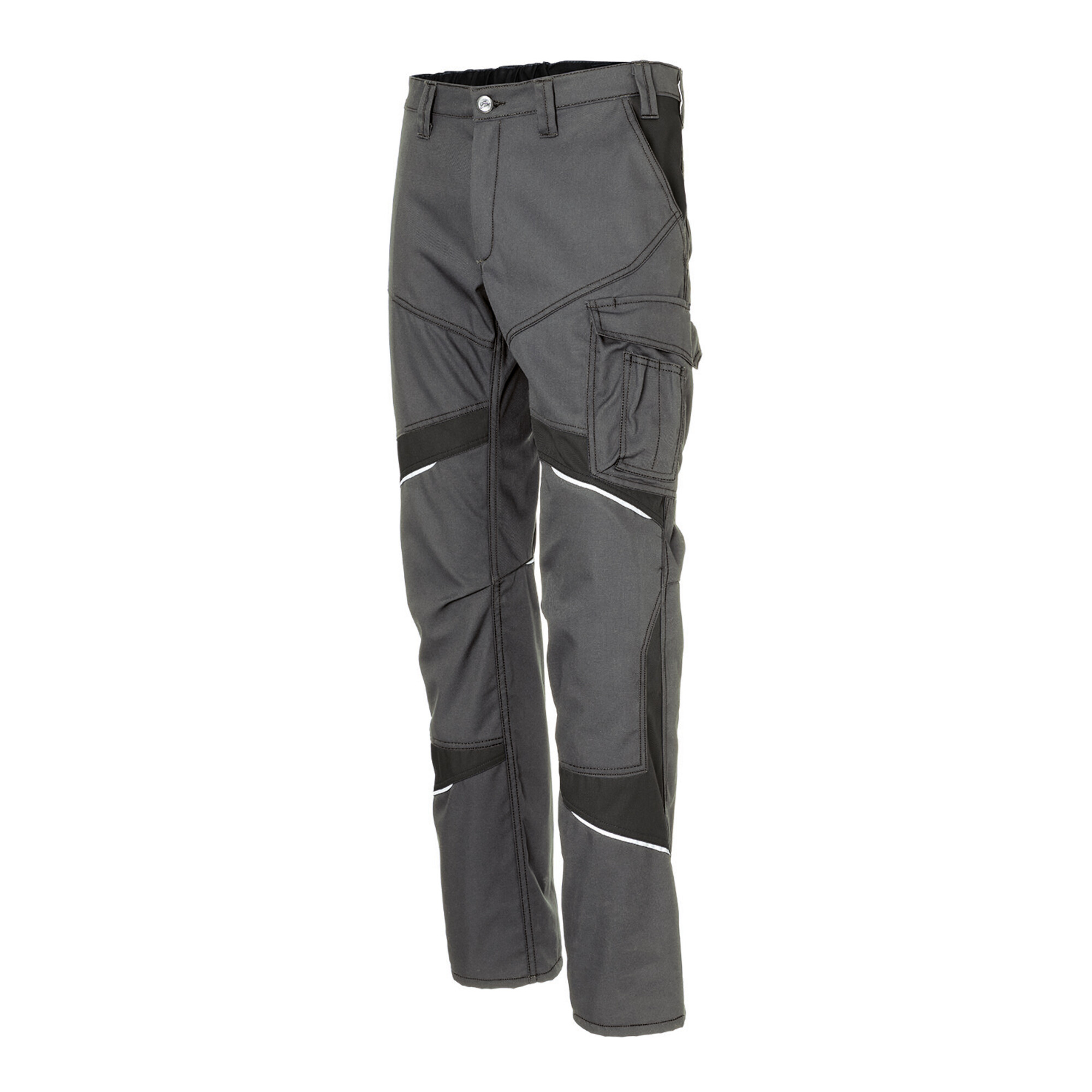 Kübler ACTIVIQ cotton+ Damenhose anthrazit/schwarz 46 ; Kübler Workwear
