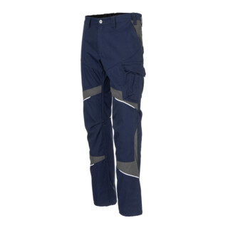 Kübler ACTIVIQ cotton+ Damenhose dunkelblau/anthrazit 46