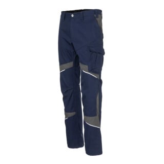 Kübler ACTIVIQ cotton+ Damenhose dunkelblau/anthrazit 52