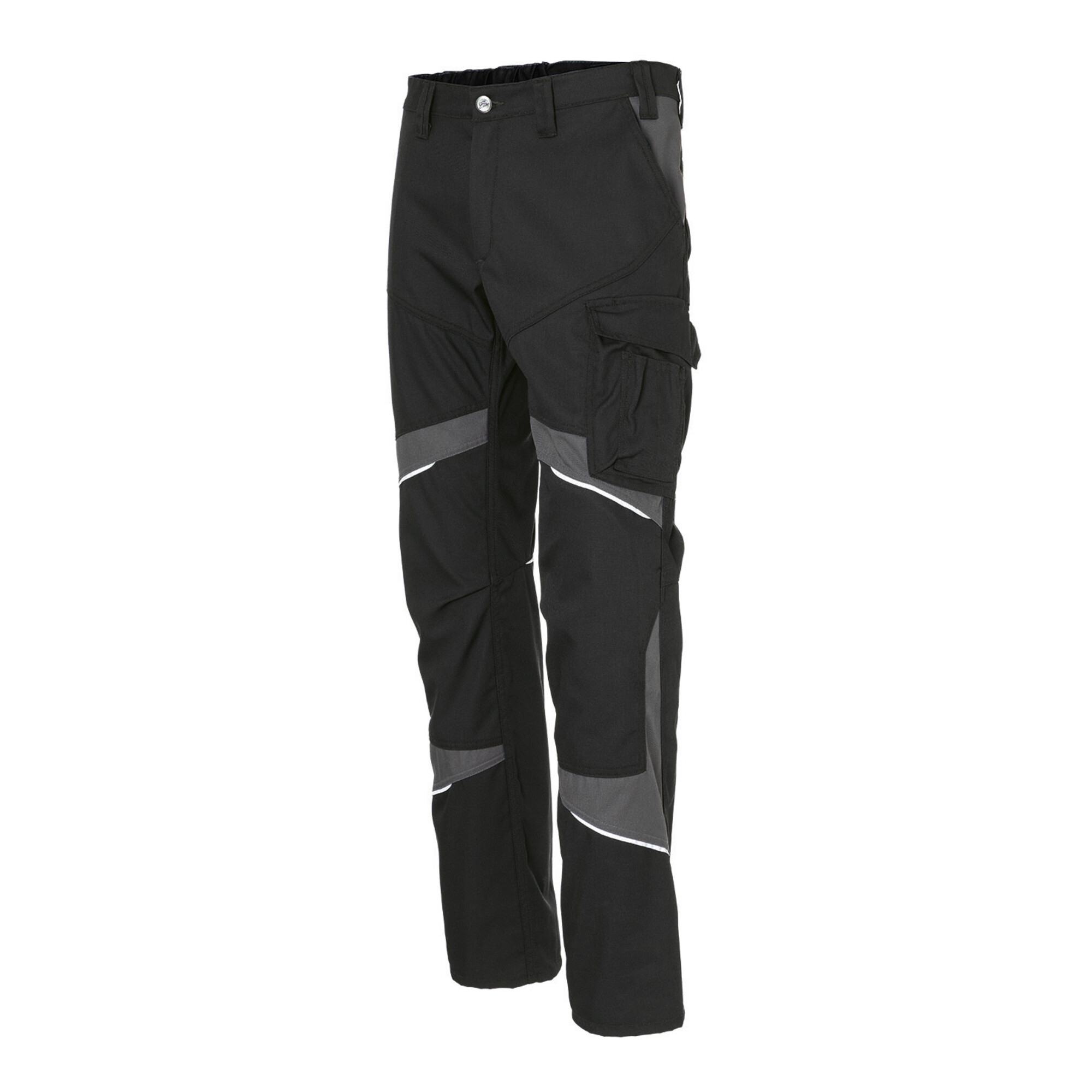 Kübler ACTIVIQ cotton+ Damenhose schwarz/anthrazit 48 ; Kübler Workwear