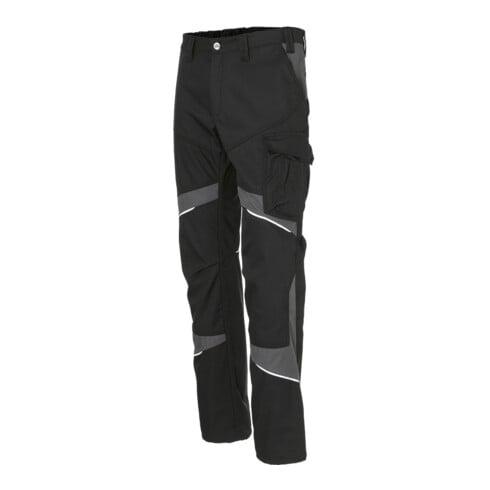 Kübler ACTIVIQ cotton+ Damenhose schwarz/anthrazit 52