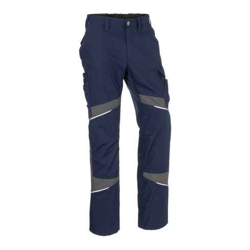 Kübler ACTIVIQ cotton+ Hose dunkelblau/anthrazit