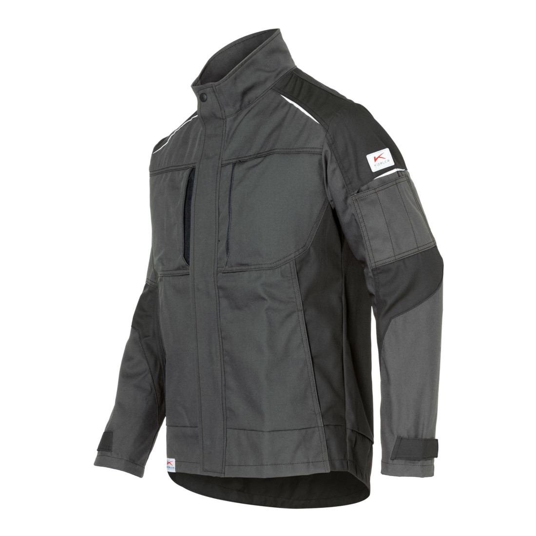 Kübler ACTIVIQ cotton+ Jacke anthrazit/schwarz