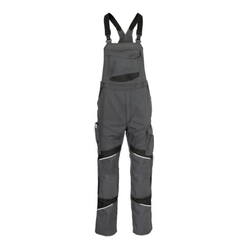 Kübler ACTIVIQ cotton+ Latzhose anthrazit/schwarz 25