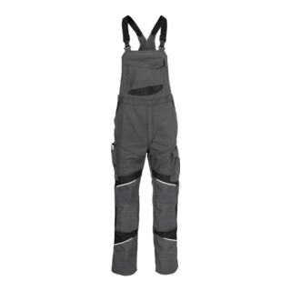 Kübler ACTIVIQ cotton+ Latzhose anthrazit/schwarz 29