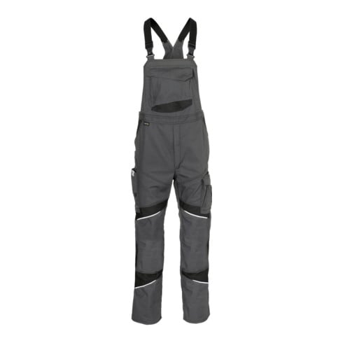 Kübler ACTIVIQ cotton+ Latzhose anthrazit/schwarz