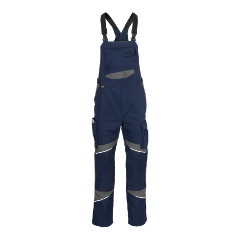 Kübler ACTIVIQ cotton+ Latzhose dunkelblau/anthrazit