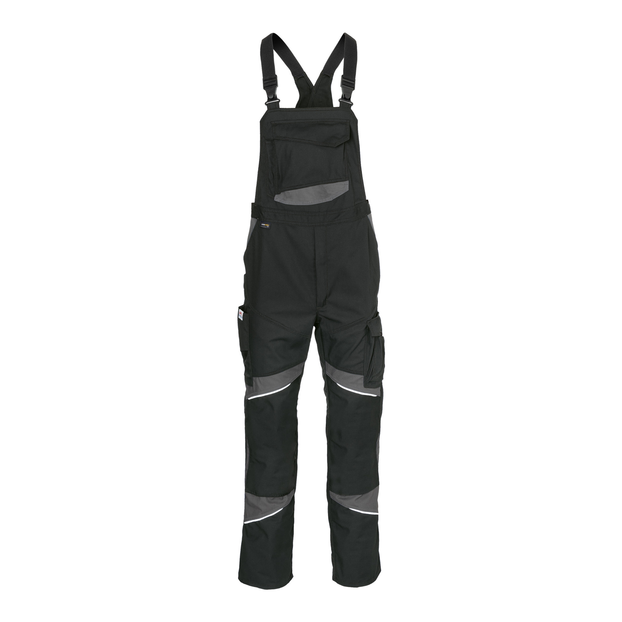 Kübler ACTIVIQ cotton+ Latzhose schwarz/anthrazit 114 ; Kübler Workwear