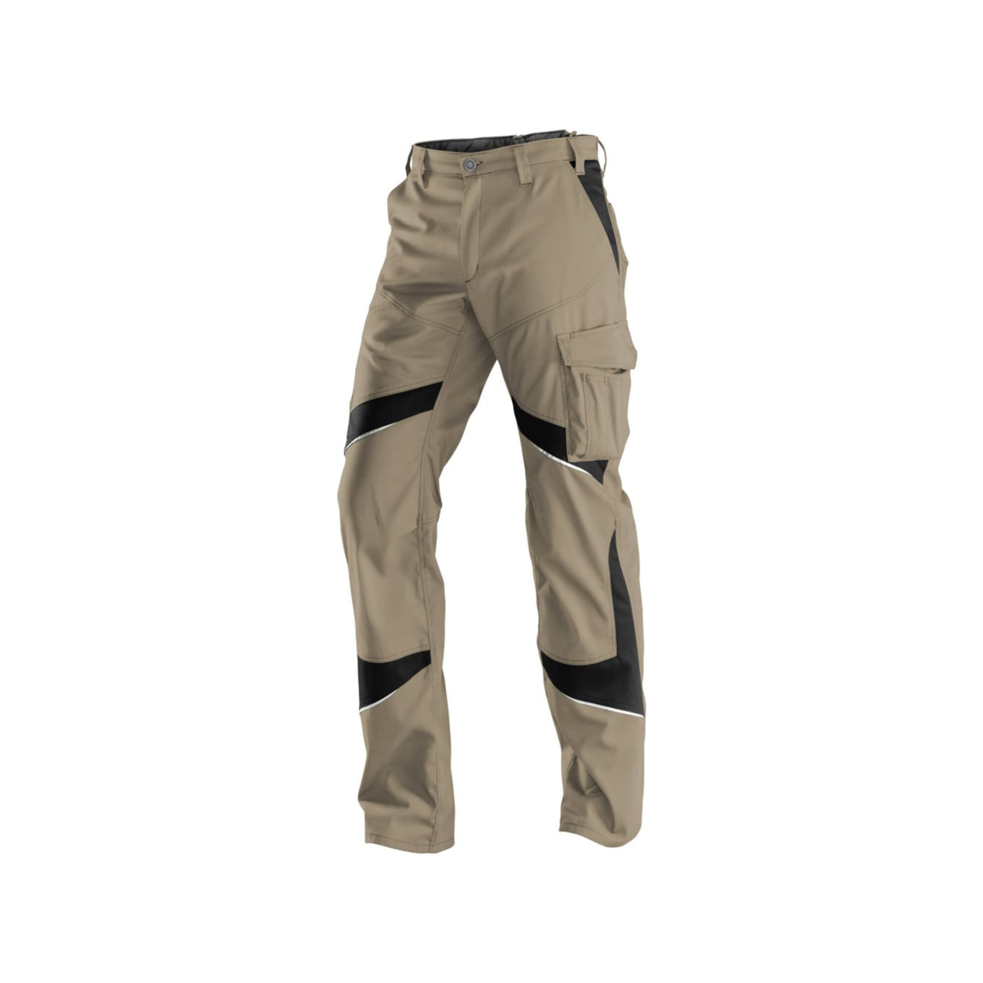 Kübler Activiq Damenhose 2550 sandbraun/schwarz 34 ; Kübler Workwear