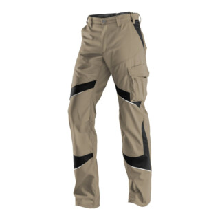 Kübler ActiviQ Damenhose 2550 sandbraun/schwarz