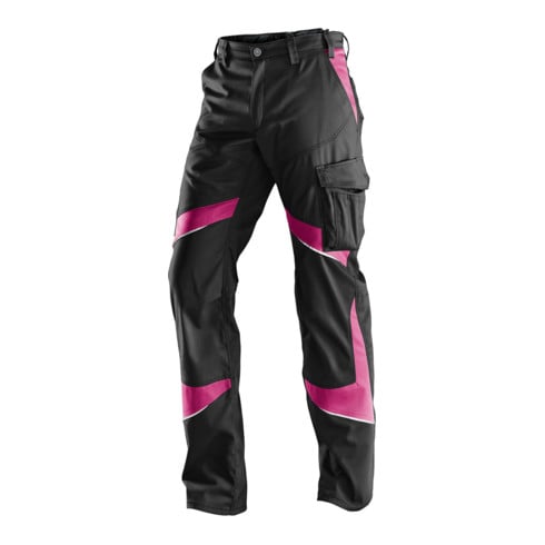 Kübler ACTIVIQ Damenhose schwarz/pink