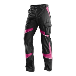 Kübler Workwear Kübler Activiq Damenhose Schwarz/pink 44