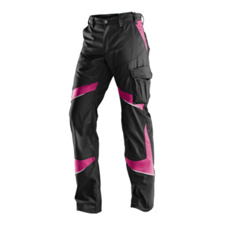 Kübler ACTIVIQ Damenhose schwarz/pink