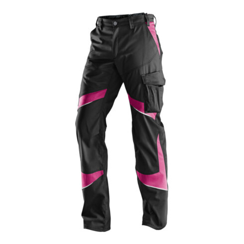 Kübler ACTIVIQ Damenhose schwarz/pink