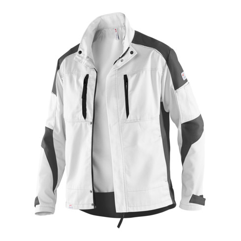 Kübler ActiviQ Jacke 1250 weiß/anthrazit