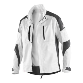 Kübler ActiviQ Jacke 1250 weiß/anthrazit Größe XL