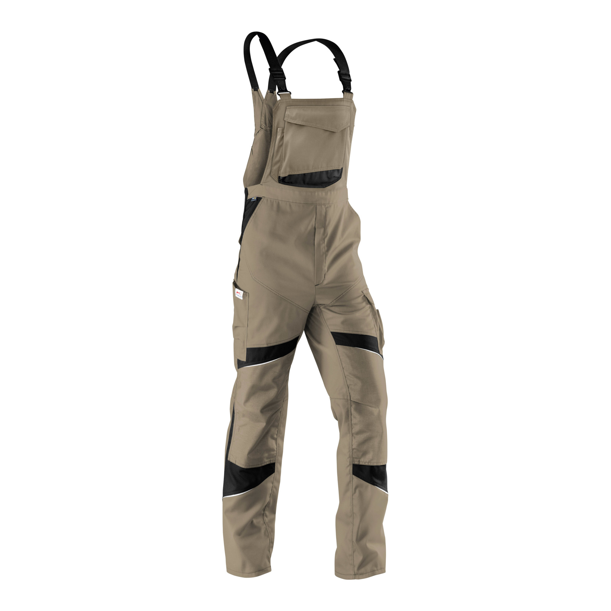 Kübler Activiq Latzhose 3250 sandbraun/schwarz 60 ; Kübler Workwear
