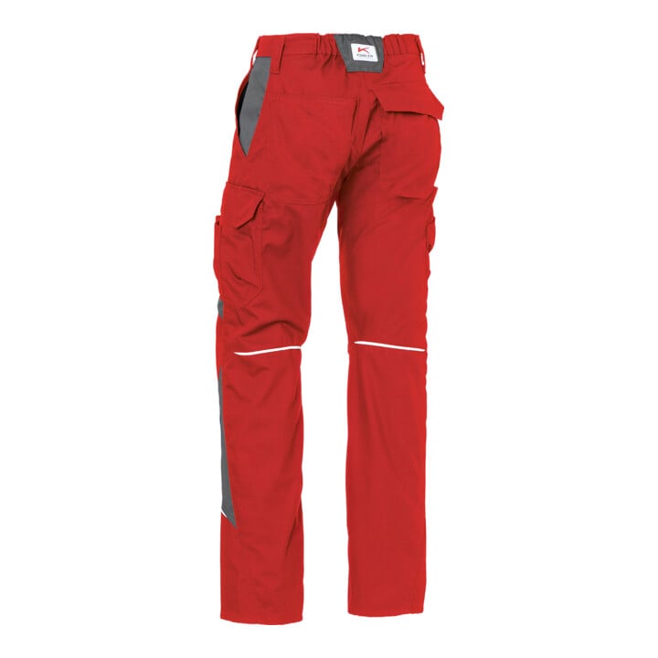 Kübler Damenhose ACTIVIQ cotton+ mittelrot/anthrazit Form 2550 Größe 48