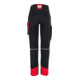 Kübler Damenhose BODYFORCE schwarz/mittelrot Form 2325 Größe 36