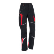 Kübler Damenhose BODYFORCE schwarz/mittelrot Form 2325-4