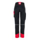 Kübler Damenhose BODYFORCE schwarz/mittelrot Form 2325 Größe 42
