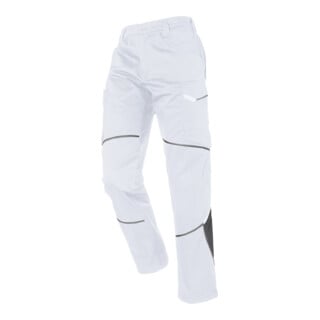 Kübler Damenhose ICONIQ cotton weiß/anthrazit Form 2540