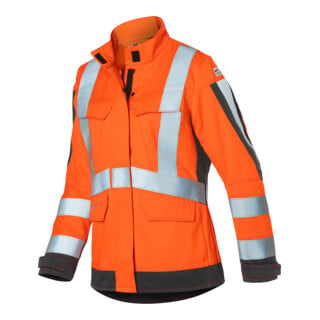 KÜBLER Damenjacke PROTECTIQ HIGH VIS ARC1 PSA 3 warnorange/anthrazit 34