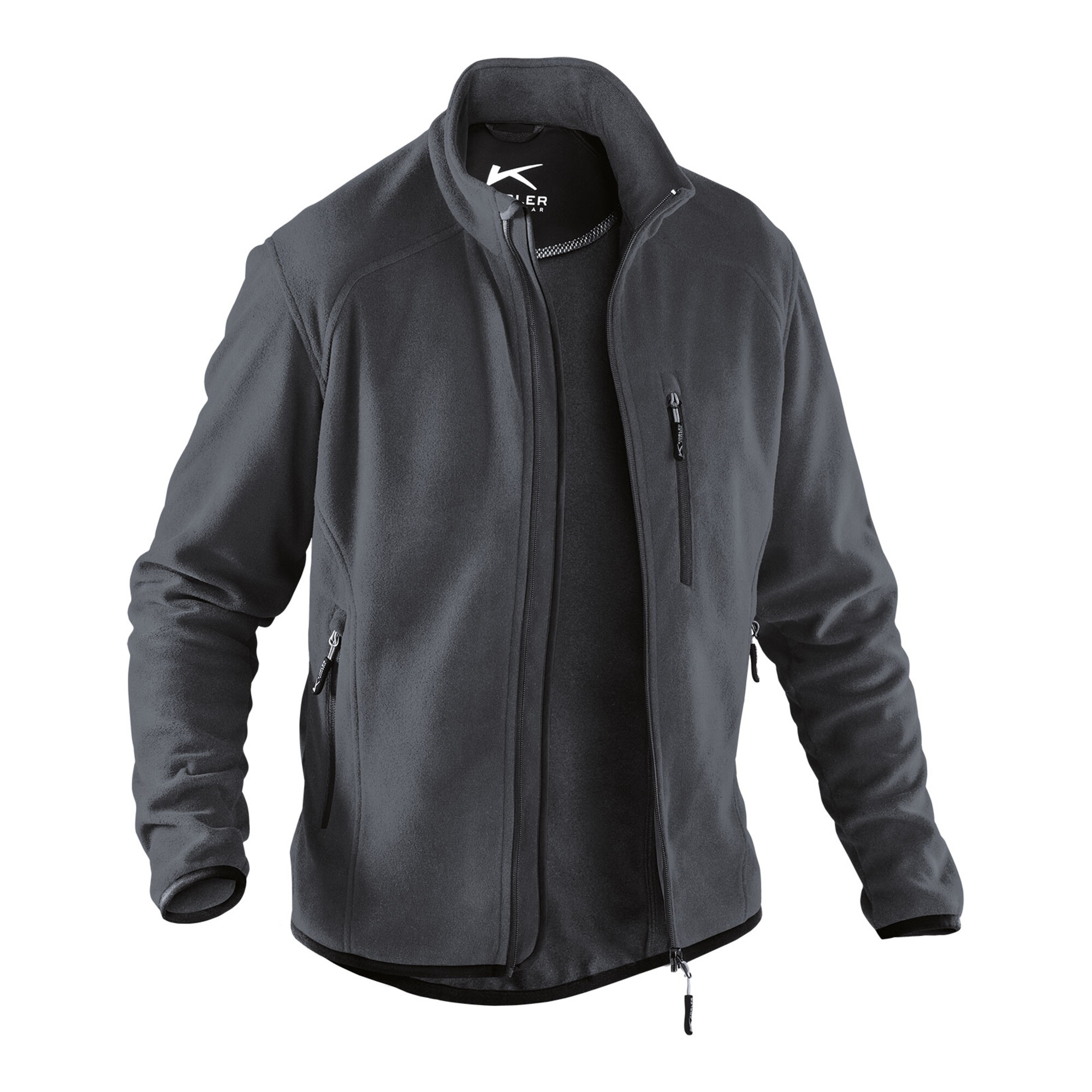 Kübler Fleecejacke anthrazit M ; Kübler Workwear