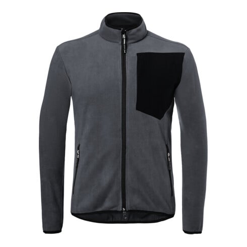 Kübler Fleecejacke anthrazit/schwarz Form 1254