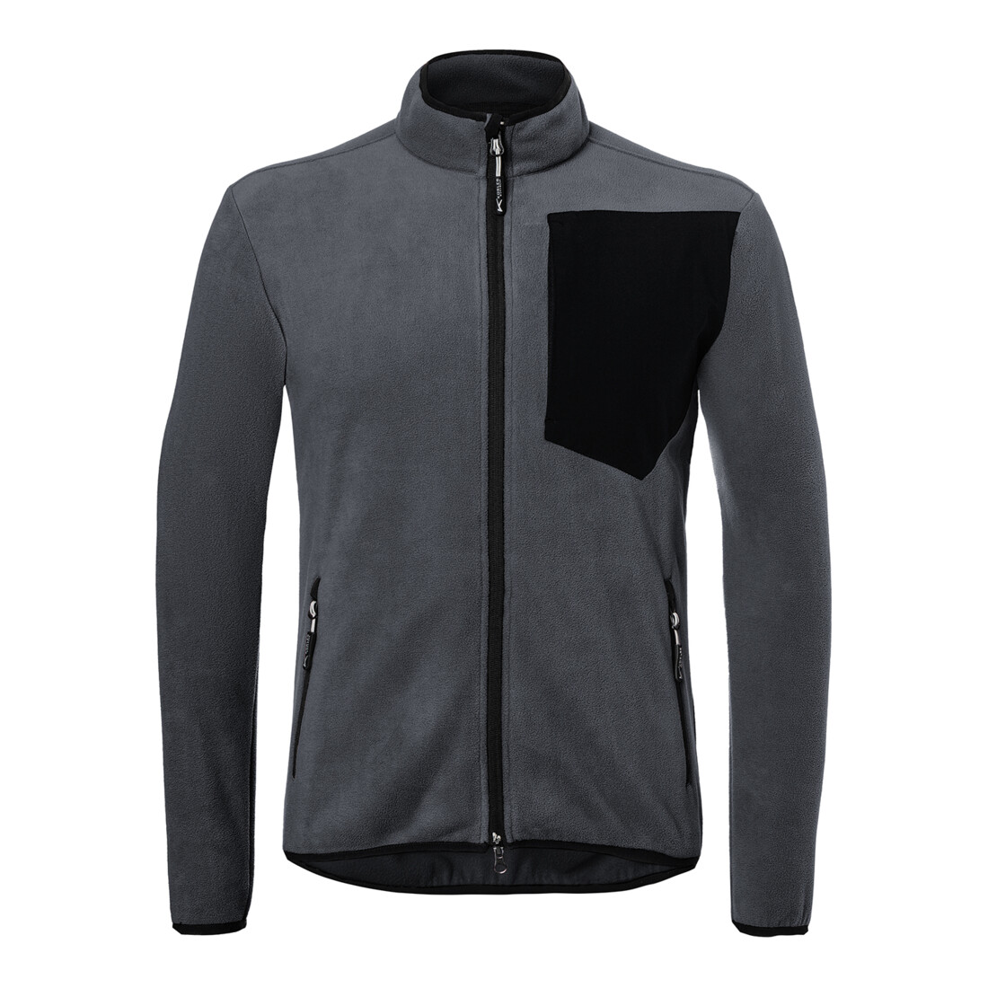 Kübler Fleecejacke anthrazit/schwarz Form 1254