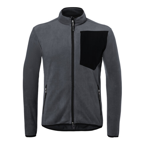 Kübler Fleecejacke anthrazit/schwarz Form 1254