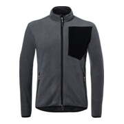 Kübler Fleecejacke anthrazit/schwarz Form 1254-5