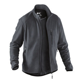 Kübler Fleecejacke anthrazit XL