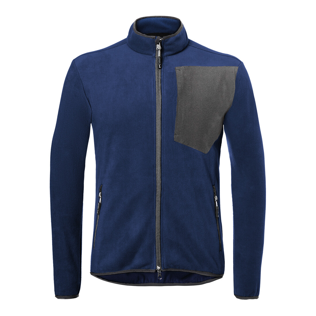 Kübler Fleecejacke dunkelblau/anthrazit Form 1254