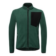 Kübler Fleecejacke moosgrün/schwarz Form 1254