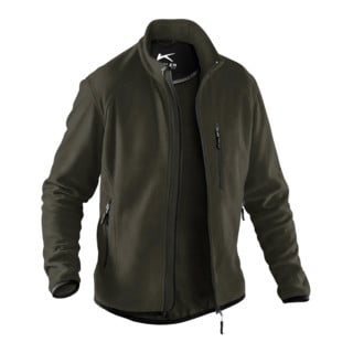 Kübler Fleecejacke oliv 4XL