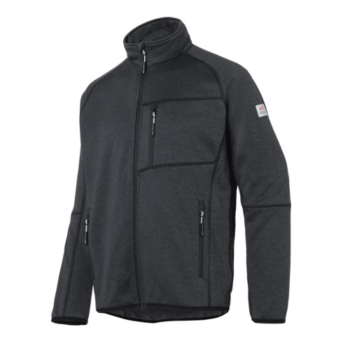 Kübler Fleecejacke Sweat dunkelgrau Form 1542