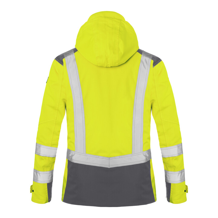 Kübler Hardshelljacke REFLECTIQ PSA 2 warngelb/anthrazit Form 1327 Größe 4XL