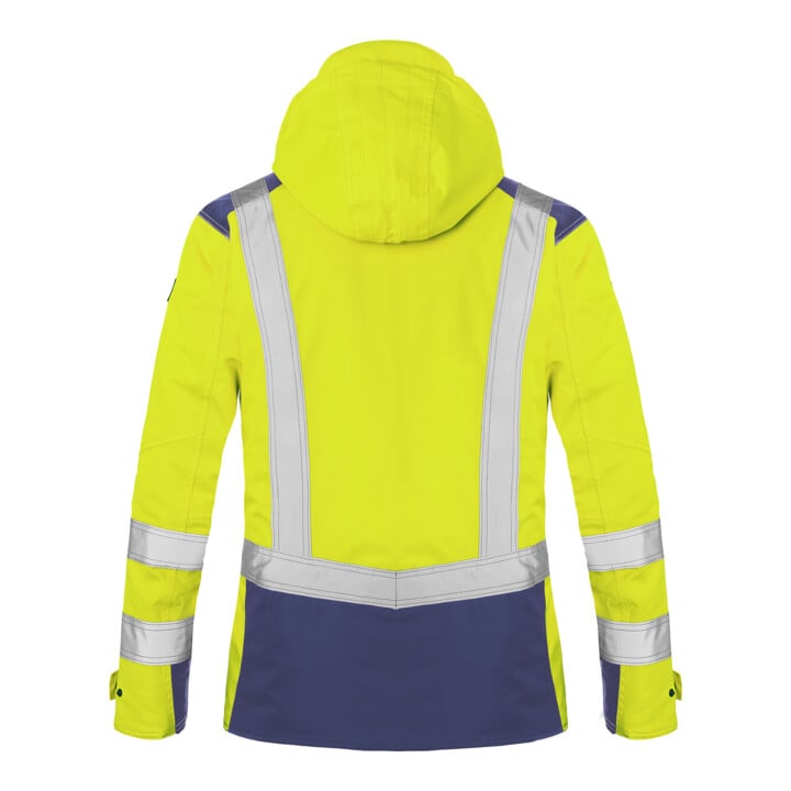 Kübler Hardshelljacke REFLECTIQ PSA 2 warngelb/dunkelblau Form 1327 Größe M