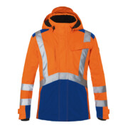 Kübler Hardshelljacke REFLECTIQ PSA 2 warnorange/kbl.blau Form 1327-4