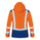 Kübler Hardshelljacke REFLECTIQ PSA 2 warnorange/kbl.blau Form 1327 Größe L