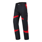 Kübler Hose ACTIVIQ cotton+ HIGH PSA 2 schwarz/mittelrot 30-1