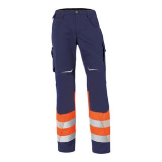 Kübler Hose REFLECTIQ Klasse 1 warnorange/dunkelblau Form 2208 Größe 27K