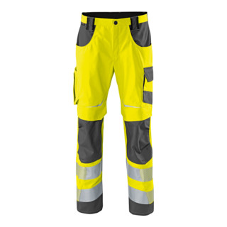 Kübler Hose REFLECTIQ PSA 2 warngelb/anthrazit Form 2207 Größe 28K