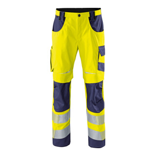 Kübler Hose REFLECTIQ PSA 2 warngelb/dunkelblau Form 2207 Größe 31